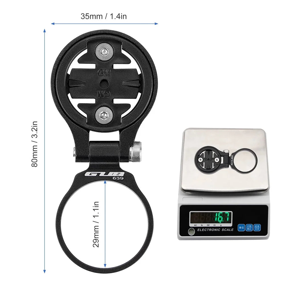 GUB 639 Mountain Bicycle Aluminum Alloy Bike Computer Mount Adapter Bracket - 5