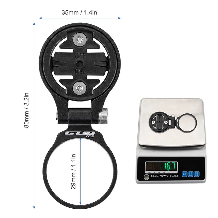 GUB 639 Mountain Bicycle Aluminum Alloy Bike Computer Mount Adapter Bracket - 5