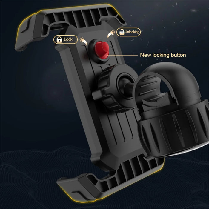 YYS-608 Cycling Phone Mount Bicycle Phone Holder with Knob Tail Clip - 5