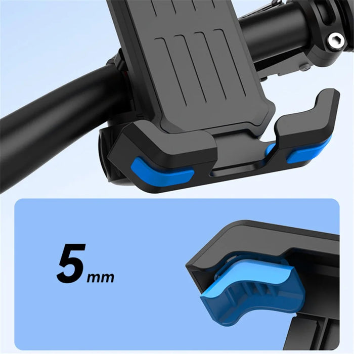 YYS-608 Cycling Phone Mount Bicycle Phone Holder with Knob Tail Clip - 7