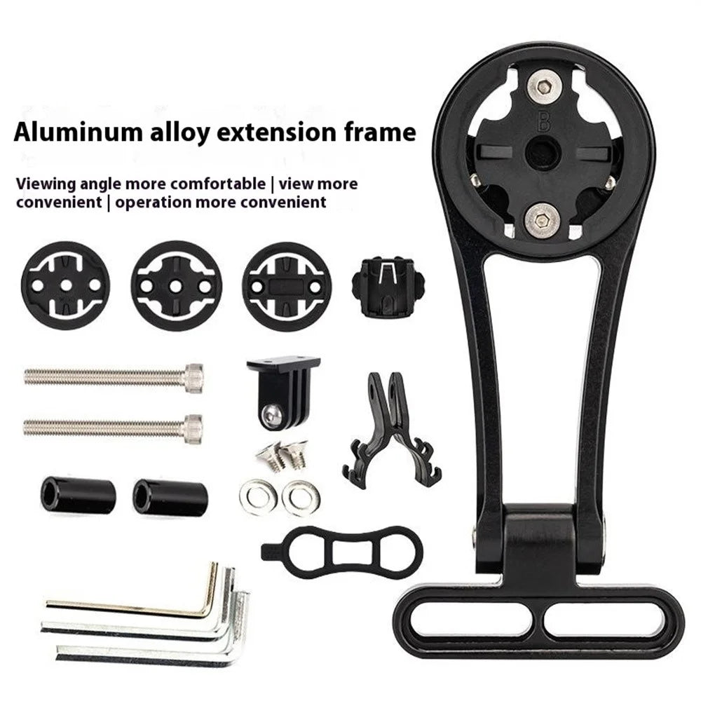 ZTTO SD-191 Bicycle Computer Mount Camera Light Extension Bracket Compatible with Garmin / Cateye / Bryton / Wahoo - 2