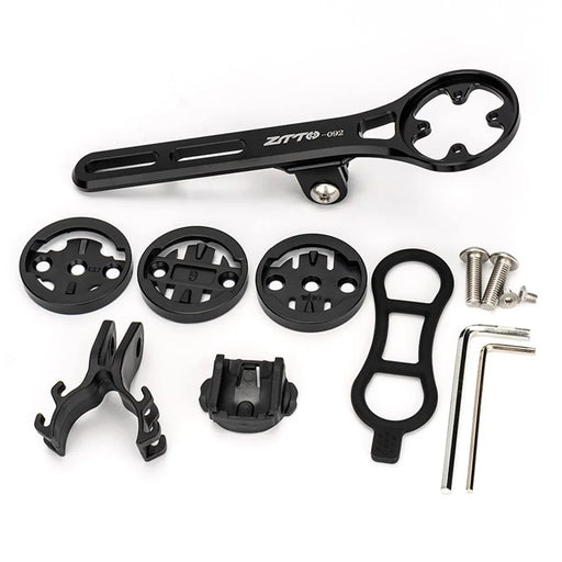 ZTTO SPM-092 Aluminum Alloy Bicycle Computer Mount Extension Bracket Compatible with Garmin / Cateye / Bryton / Wahoo - 1