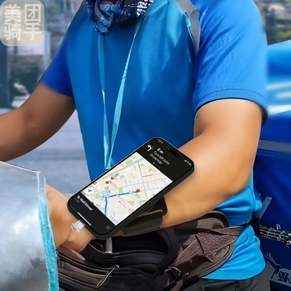 LX-02 360 Degree Rotating Phone Holder Sports Wrist Band - 7