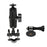 For GoPro 11 / 10  / Insta360 One R Motorcycle Sports Camera Mount Holder Adjustable Support Stand - Handlebar Mount - 1