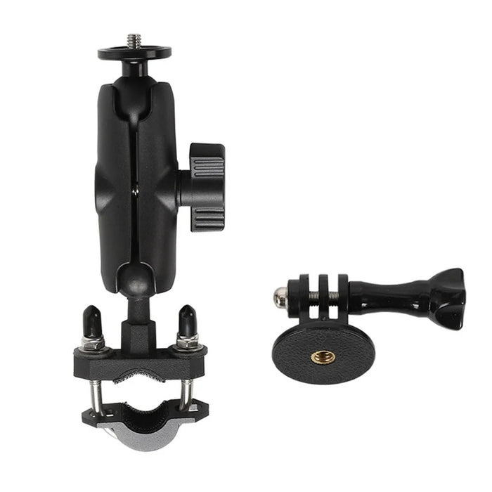 For GoPro 11 / 10  / Insta360 One R Motorcycle Sports Camera Mount Holder Adjustable Support Stand - Handlebar Mount - 1