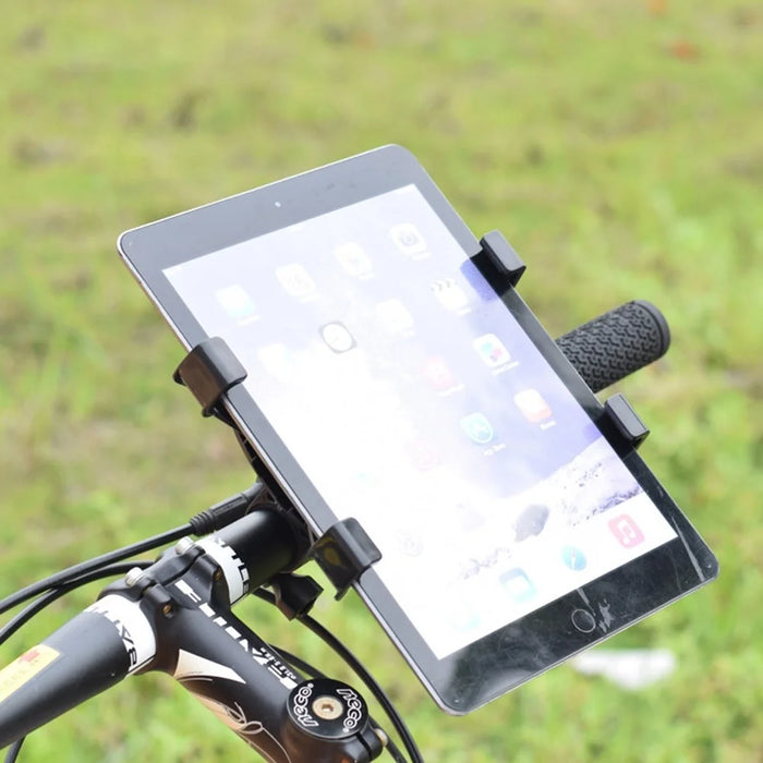 Universal 3.5-12 inch Motorcycle Bicycle Holder Mount Bracket Adjustable Tablet Stand - 3