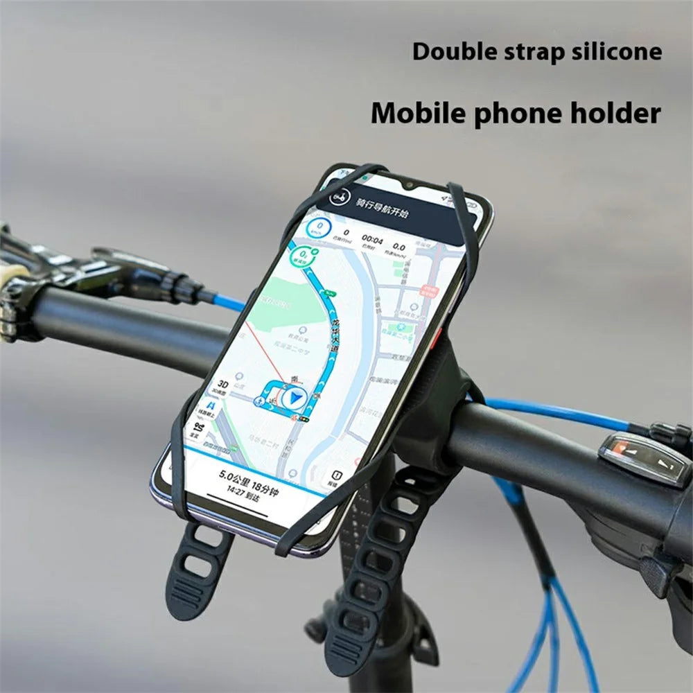 GUB P15 Silicone Phone Holder Road Mountain Bike Handlebar Cellphone Bracket - 3