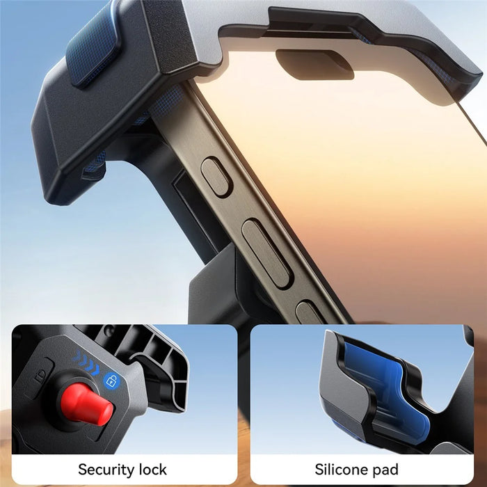 JOYROOM JR-ZS428 Bike Phone Mount Rotation Shockproof Phone Holder for 4.7 - 7 Inch Devices - 4