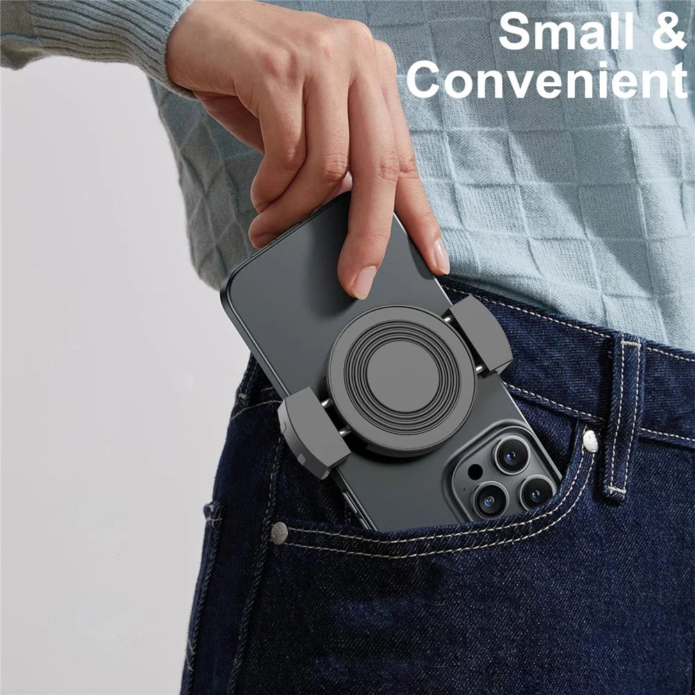 PJ-02 Universal Magnetic Phone Clamp Mount Telescopic Cellphone Clip - 6