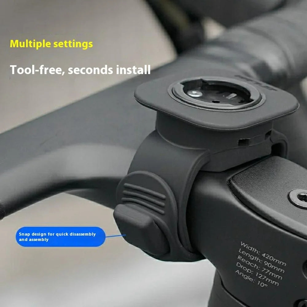 GUB 630 Road Mountain Bike Computer Mount Silicone Anti Shock Cycling Speedometer Bracket - 7