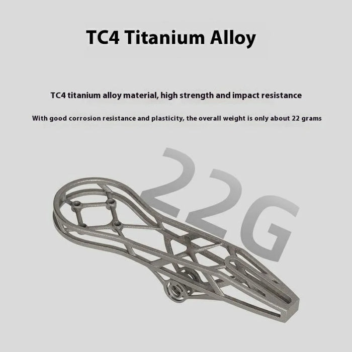 GUB Ti710 3D Printed Titanium Alloy Bike Computer Mount Integrated Handlebar Center Installation Bracket - 5