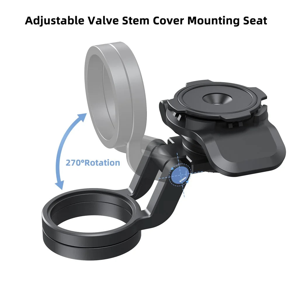 HL-143H Outdoor Cycling Aluminum Alloy Phone Mount for Bicycle Quick Release Stem Cap Cellphone Bracket - 2