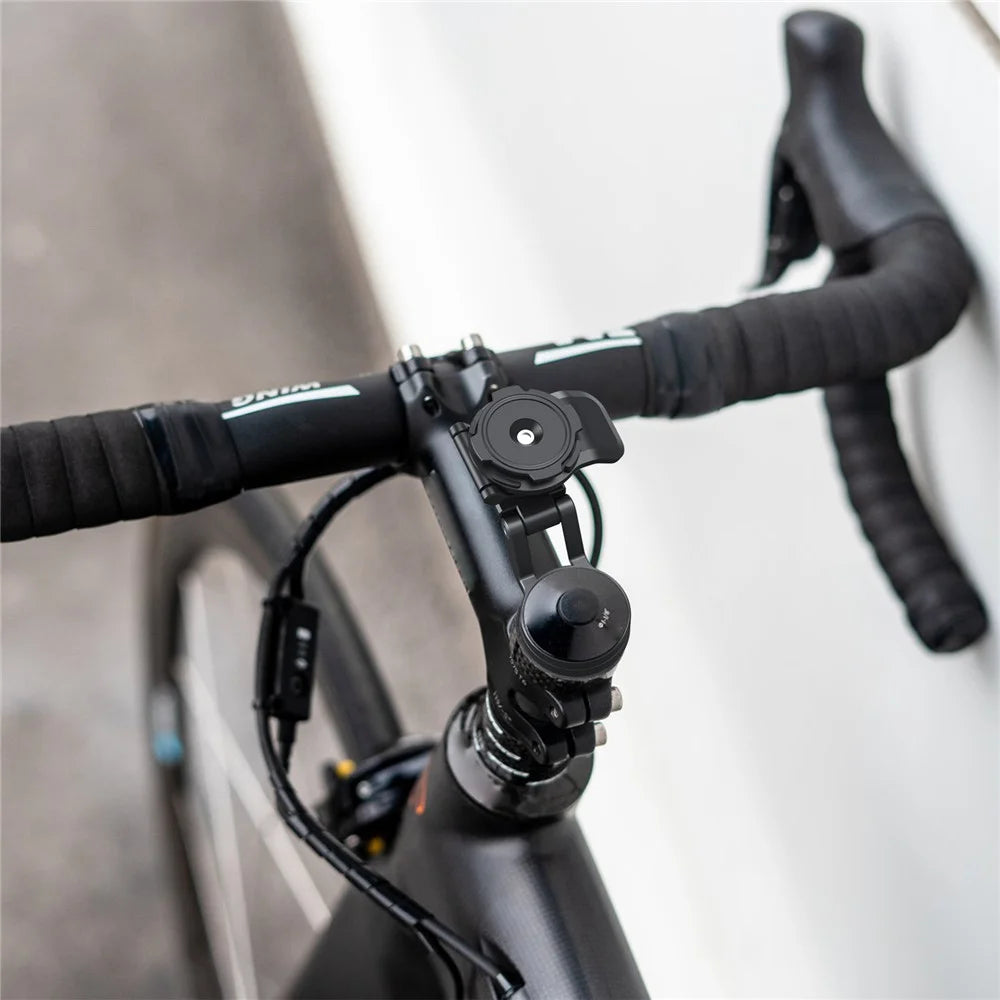 HL-143H Outdoor Cycling Aluminum Alloy Phone Mount for Bicycle Quick Release Stem Cap Cellphone Bracket - 6
