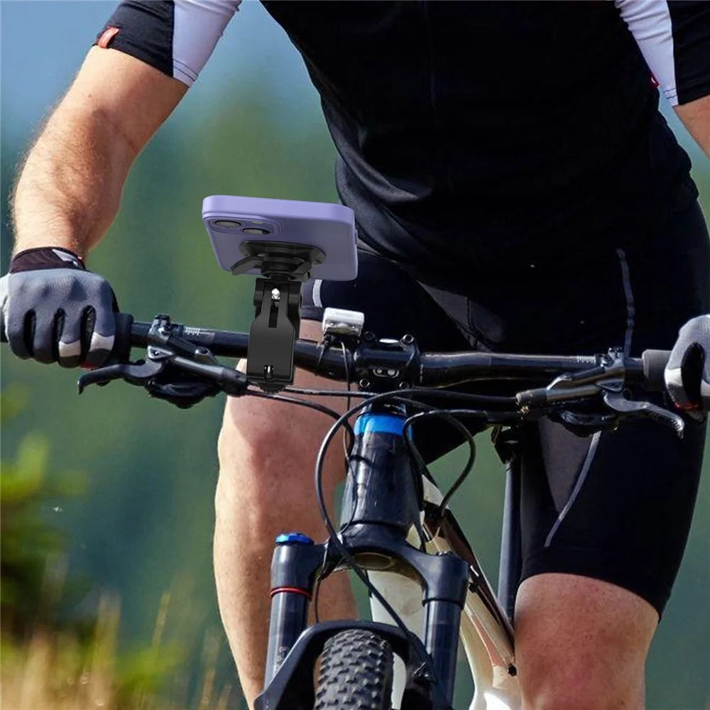 HL-143M Bike Handlebar Phone Mount for Mountain Road Cycling Rotatable Quick Release Navigation Holder - 3