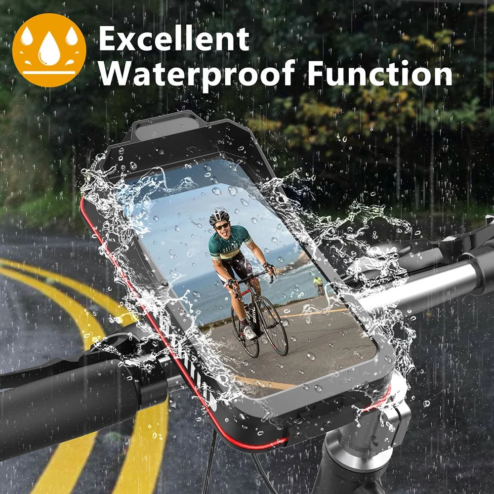 HL-176A Bicycle Handlebar Quick Release Phone Mount Shockproof Cellphone Holder Bracket for Motorcycle - 6