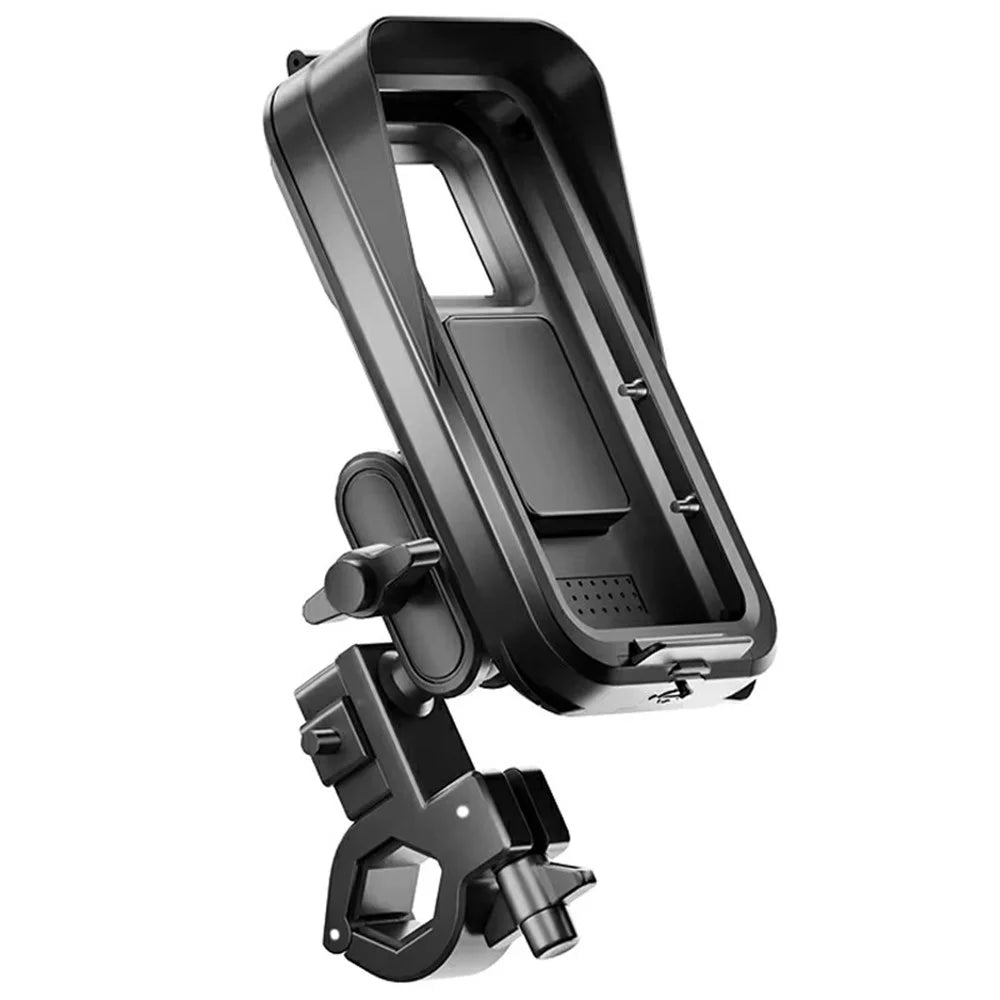 DS-MT4 Delivery Riders Motorcycle Phone Mount Waterproof Anti Fog Rotatable Bike Navigation Holder - 1