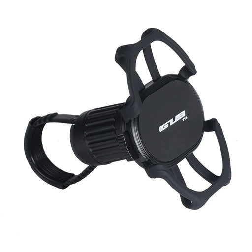 GUB P16 Bike Phone Holder Rotatable Detachable Silicone Phone Mount for Bicycle E-Bike Scooter - Black - 1