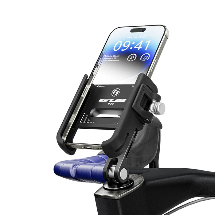 GUB P33 Quick Release Bike Phone Mount Stem Phone Holder for Bicycle E-Bike Scooter - 2