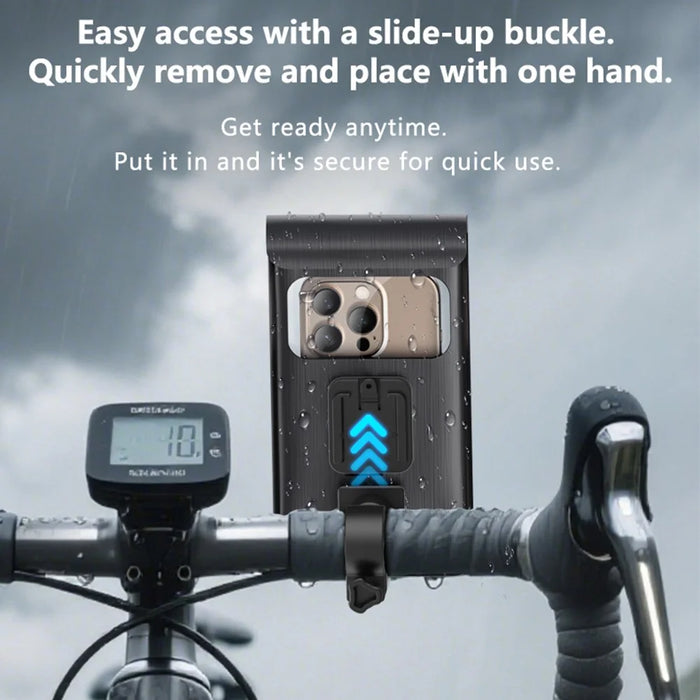 YESIDO C333 360 Degree Rotation Phone Holder Waterproof Bag for Bicycle Electric Bike Handlebar Mount - 7