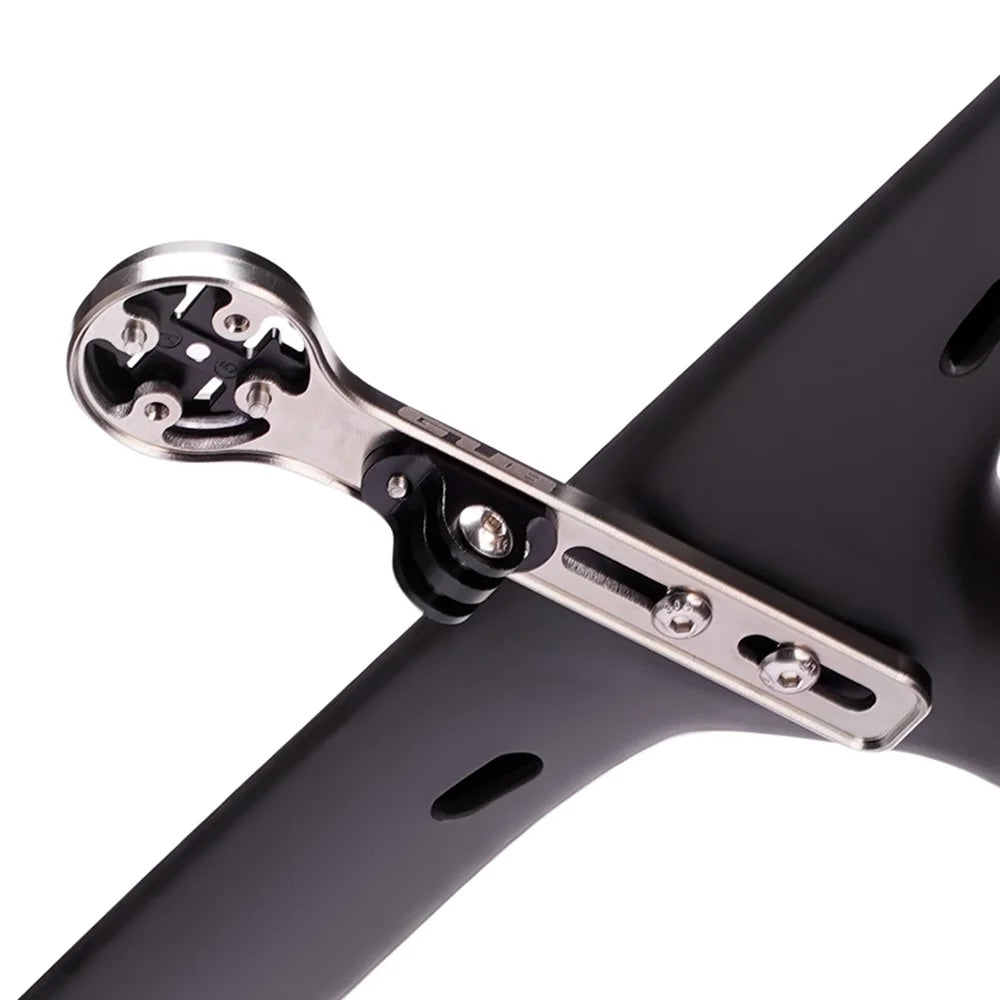 GUB Ti705 Titanium Alloy Bike Computer Mount Lightweight Outdoor Cycling Computer Holder for Handlebar - 2