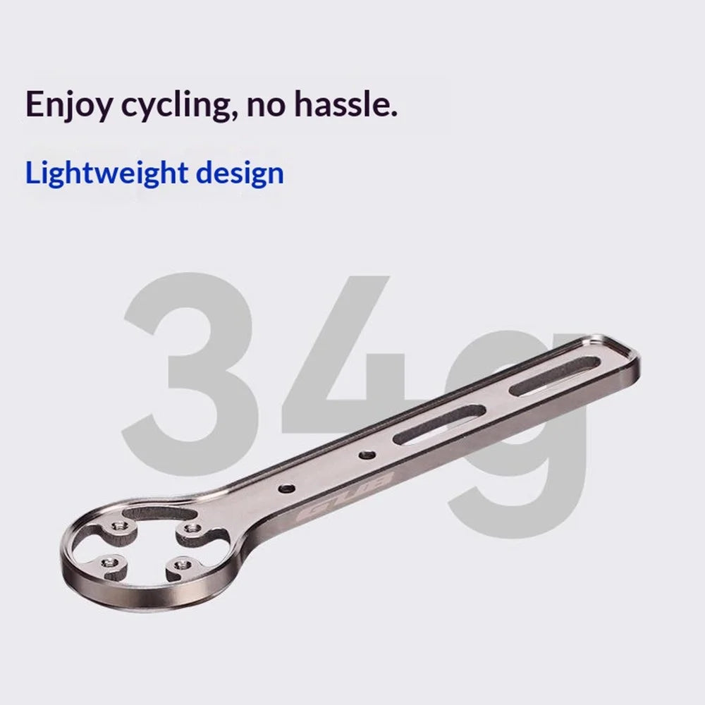 GUB Ti705 Titanium Alloy Bike Computer Mount Lightweight Outdoor Cycling Computer Holder for Handlebar - 6