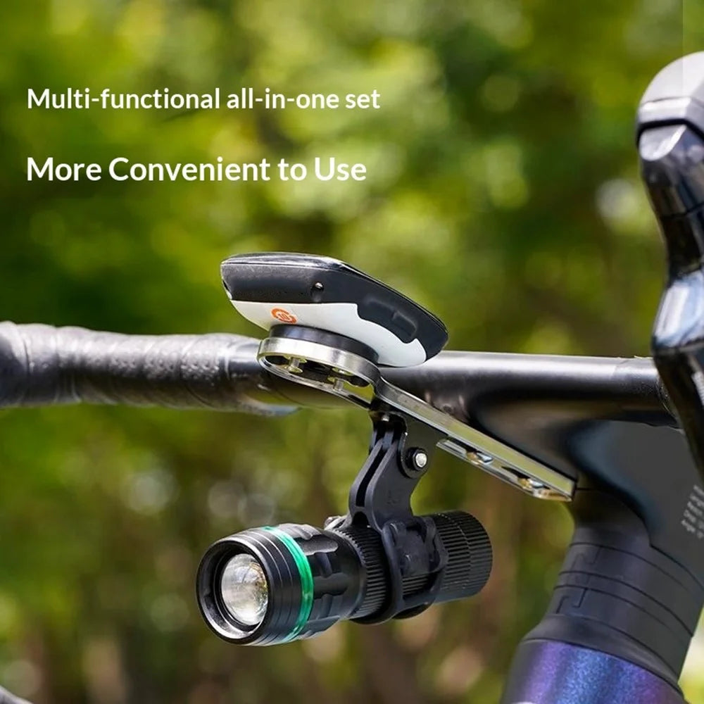 GUB Ti705 Titanium Alloy Bike Computer Mount Lightweight Outdoor Cycling Computer Holder for Handlebar - 7