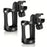 2Pcs 360° Rotatable Quick-Release Bicycle Cage Knob Handle Bike Water Bottle Holder - Black - 1