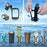 2Pcs 360° Rotatable Quick-Release Bicycle Cage Knob Handle Bike Water Bottle Holder - Black - 3