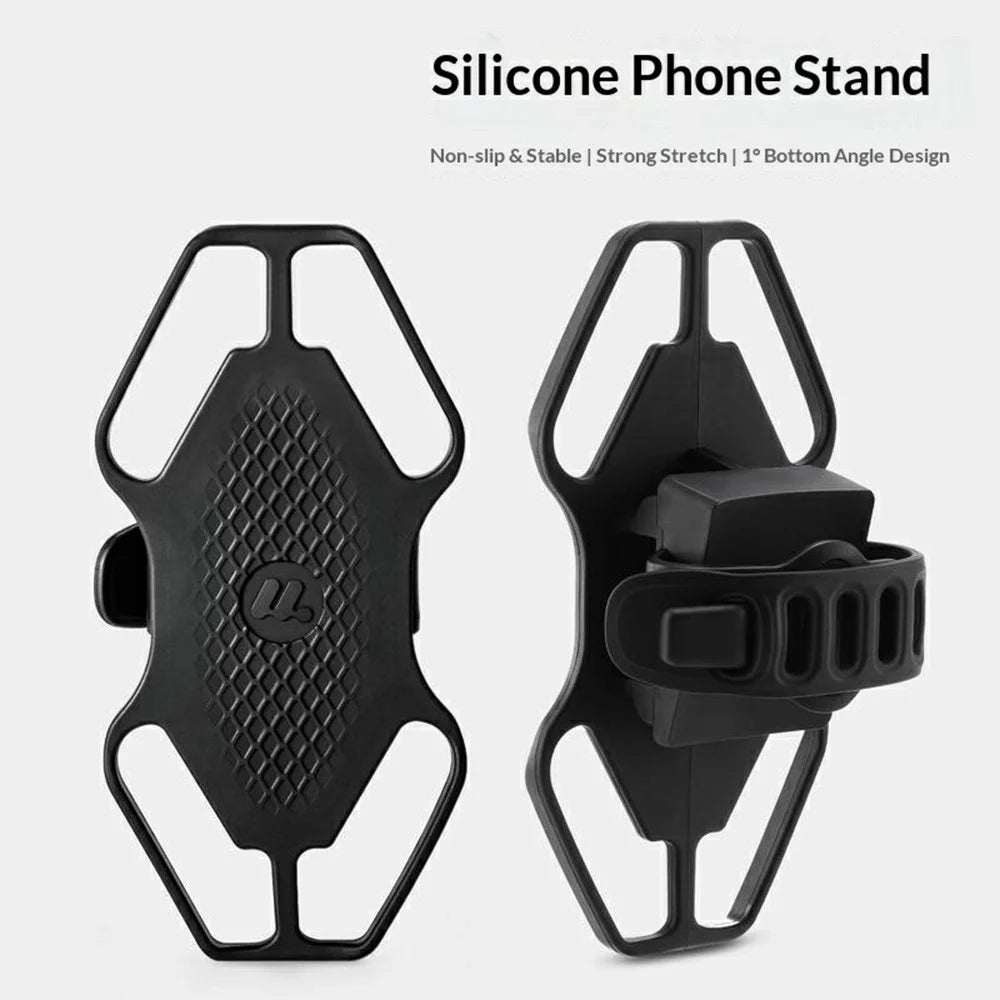 WEST BIKING YP0715097 Silicone Bike Phone Mount Anti-Slip Shockproof Cell Phone Holder Compatible with 4.5-6.7 inch Screen for Bicycle - 2