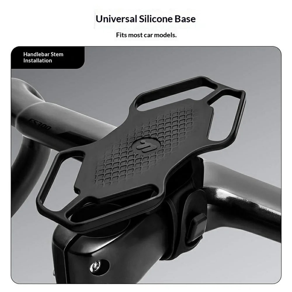 WEST BIKING YP0715097 Silicone Bike Phone Mount Anti-Slip Shockproof Cell Phone Holder Compatible with 4.5-6.7 inch Screen for Bicycle - 5