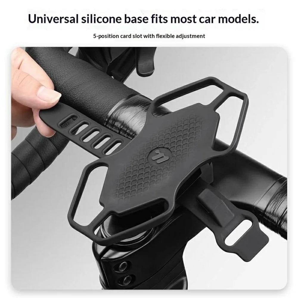 WEST BIKING YP0715097 Silicone Bike Phone Mount Anti-Slip Shockproof Cell Phone Holder Compatible with 4.5-6.7 inch Screen for Bicycle - 7