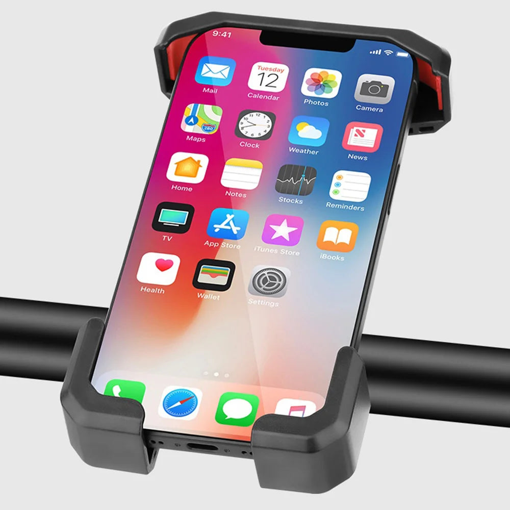 BENGGUO BG-1115 Anti-Shake Cellphone Holder 360 Degree Rotating Phone Mount for Bicycle/Motorcycle/E-Bike - Handlebar Mount/Black - 4