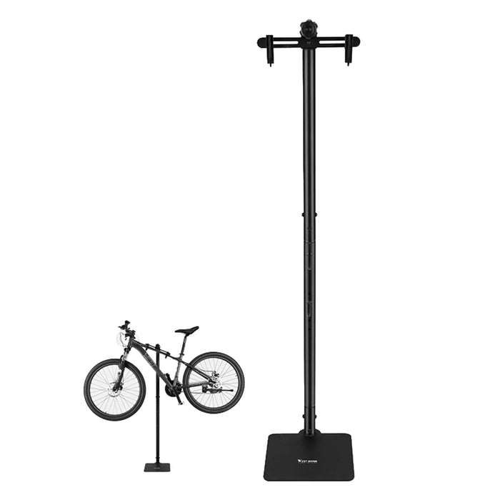 WEST BIKING YP0723029 Bike Repair Stand Floor Parking Rack Carbon Steel Road Mountain Bicycle Maintenance Rack - Black - 1
