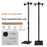 WEST BIKING YP0723029 Bike Repair Stand Floor Parking Rack Carbon Steel Road Mountain Bicycle Maintenance Rack - Black - 2