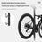 WEST BIKING YP0723029 Bike Repair Stand Floor Parking Rack Carbon Steel Road Mountain Bicycle Maintenance Rack - Black - 3