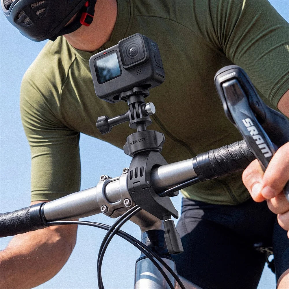ACEFAST E50 Bicycle Handlebar Mount Holder 360-Degrees Rotation for Action Cameras Digital Cameras - 2