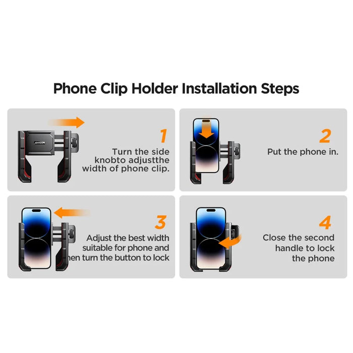 JOYROOM JR-ZS266 Bike Cycling Phone Holder Rotatable Bicycle Handlebar Mount Cellphone Bracket - 7