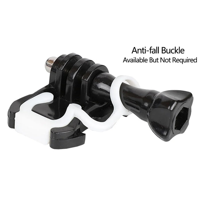For Insta360 Action Camera Aluminum Alloy Helmet Bracket Mount Set with Extension Arm - 3