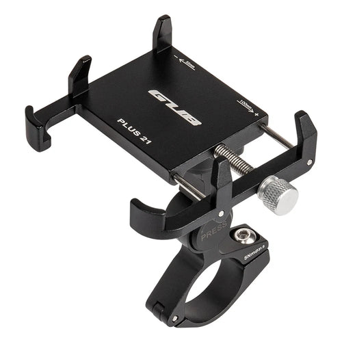 GUB PLUS 21 Aluminum Alloy Bike Phone Holder Rotatable Bicycle Handlebar Mount Cellphone Bracket - 1