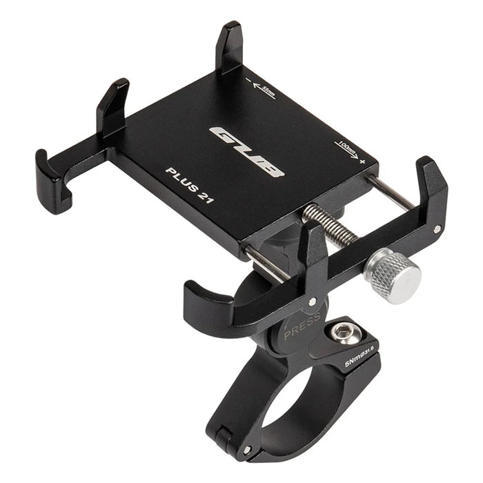 GUB PLUS 21 Aluminum Alloy Bike Phone Holder Rotatable Bicycle Handlebar Mount Cellphone Bracket - 1