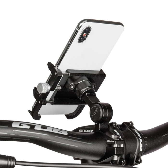 GUB PLUS 21 Aluminum Alloy Bike Phone Holder Rotatable Bicycle Handlebar Mount Cellphone Bracket - 3
