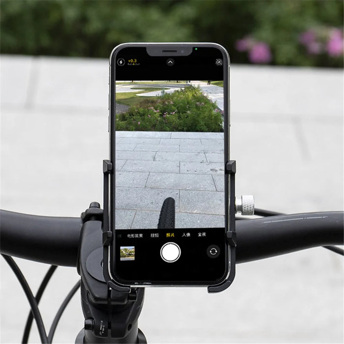 GUB PLUS 21 Aluminum Alloy Bike Phone Holder Rotatable Bicycle Handlebar Mount Cellphone Bracket - 4