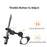 GUB PLUS 21 Aluminum Alloy Bike Phone Holder Rotatable Bicycle Handlebar Mount Cellphone Bracket - 5