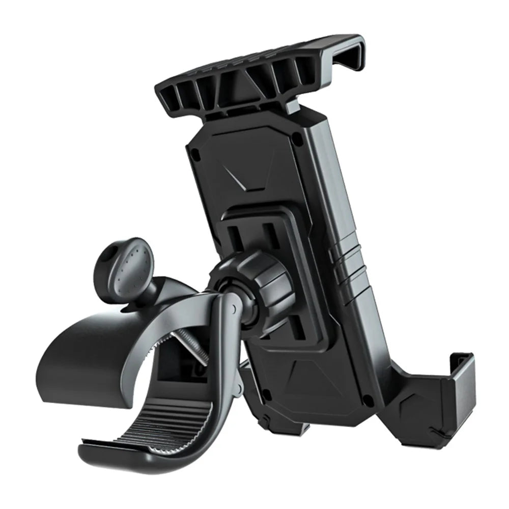 ZY-D11 Motorcycle Bike Handlebar Clip Mount Phone Holder ABS Cycling Cellphone Bracket - 2