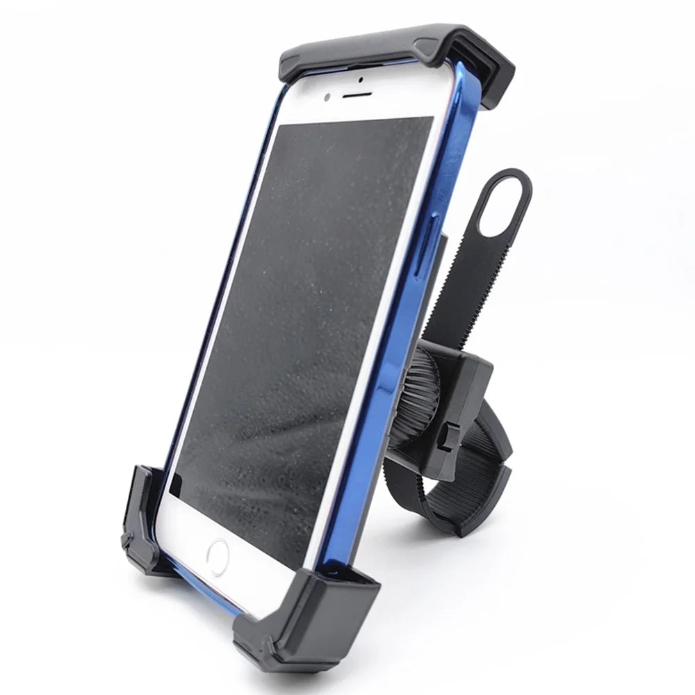 ZY-D12 ABS Cycling Cellphone Bracket Motorcycle Bike Handlebar Strap Mount Phone Holder - 2