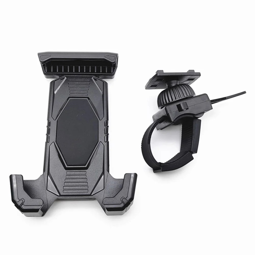 ZY-D12 ABS Cycling Cellphone Bracket Motorcycle Bike Handlebar Strap Mount Phone Holder - 6