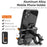 WEST BIKING YP0715066 Bike Handlebar Mount Phone Holder Aluminum Alloy Bicycle Cellphone Bracket - Black - 2