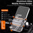 WEST BIKING YP0715066 Bike Handlebar Mount Phone Holder Aluminum Alloy Bicycle Cellphone Bracket - Black - 3