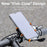 WEST BIKING YP0715066 Bike Handlebar Mount Phone Holder Aluminum Alloy Bicycle Cellphone Bracket - Black - 6