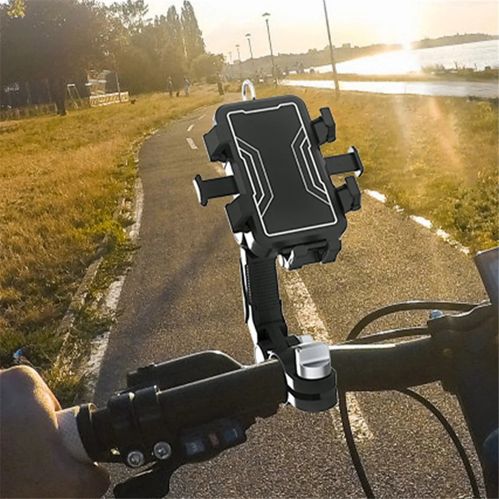DC230 Bike Phone Holder Bicycle Quick Release Phone Mount 360 Degree Rotating Cycling Phone Bracket - 2